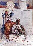 Arab or Arabic people and life. Orientalism oil paintings  276 unknow artist
